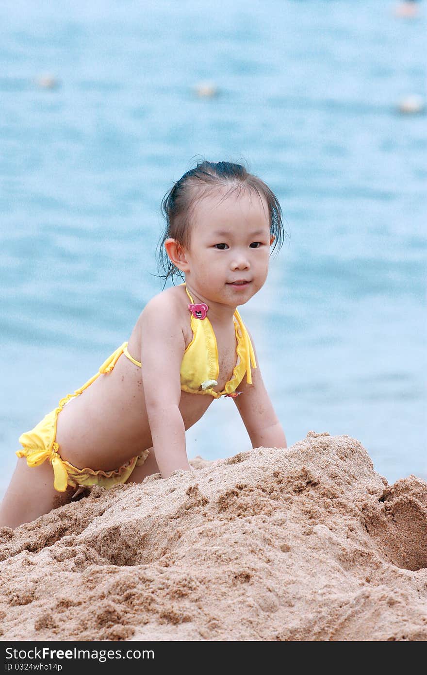 Child By The Seaside