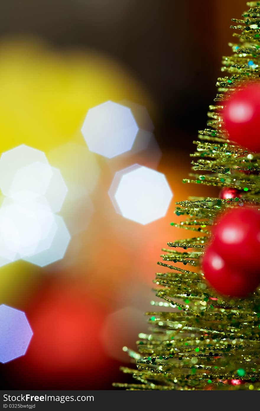 Detail of christmas ornaments. Shallow DOF. Detail of christmas ornaments. Shallow DOF.