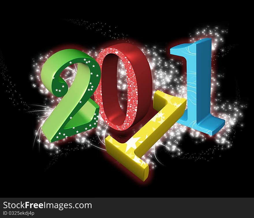 2011 colorful background