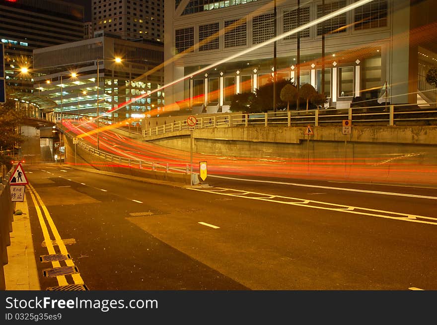 Hong kong night view