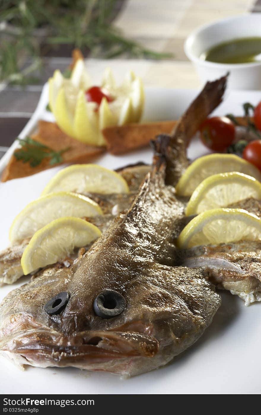 Grilled fish