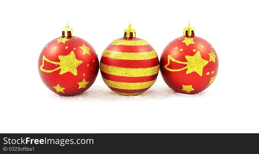 Hand painted Christmas baubles