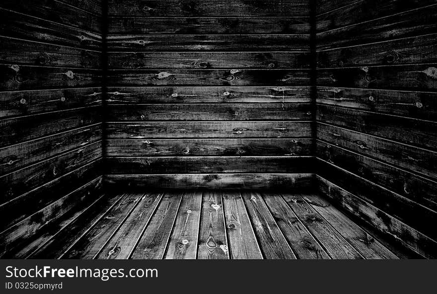 Vintage rustic house interior, wood texture background. Vintage rustic house interior, wood texture background