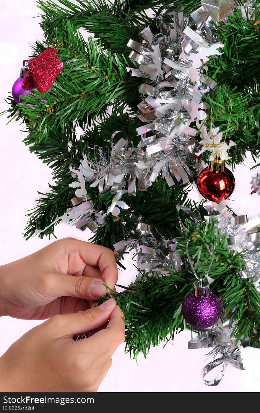 Decoration of Christmas tree