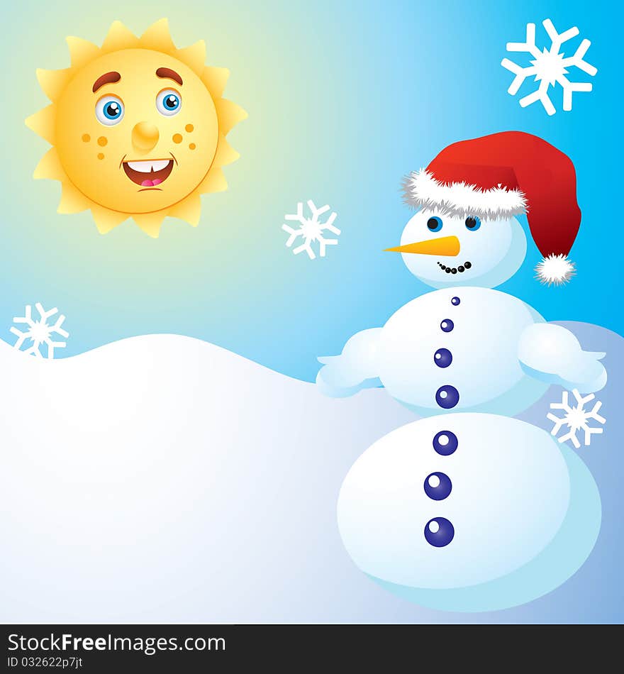 Snowman And The Sun.