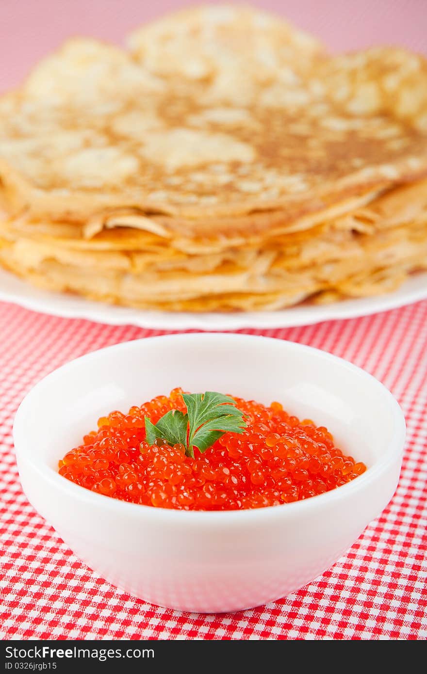 Pancakes With Caviar