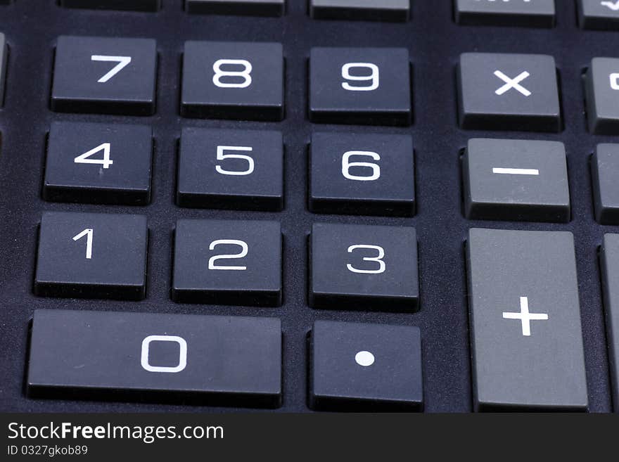 Keyboard Of A Calculator