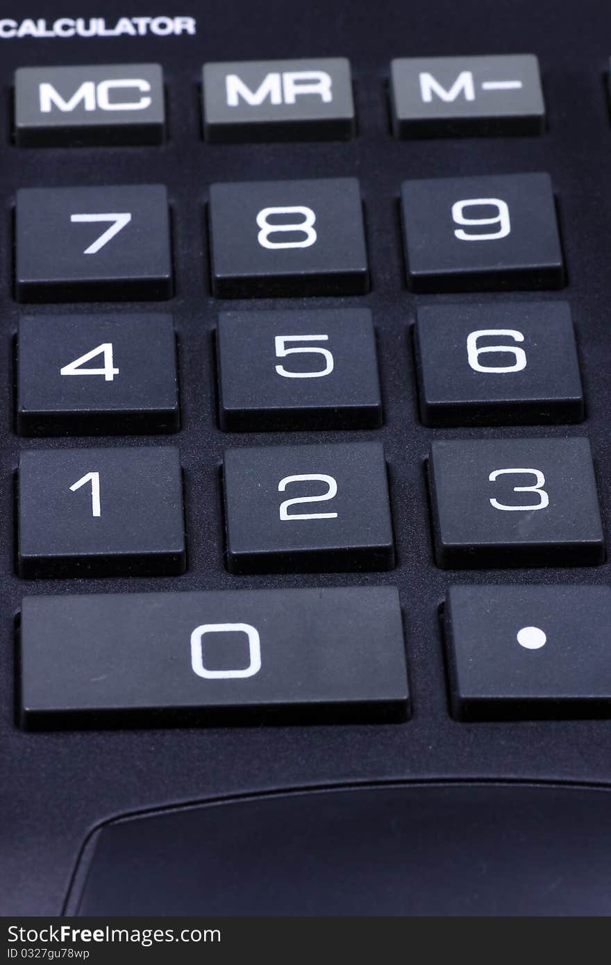 Keyboard Of A Calculator