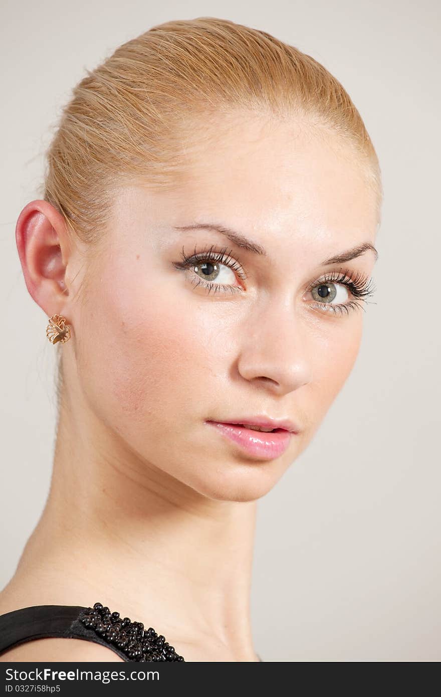 Beautiful fresh blond girl with perfect skin. Beautiful fresh blond girl with perfect skin