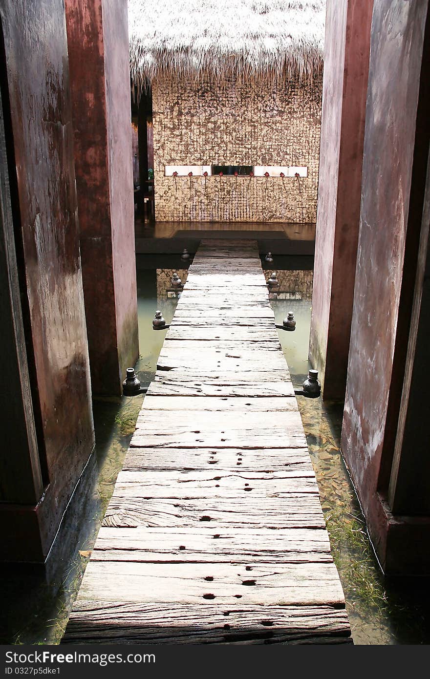 Wooden bridge