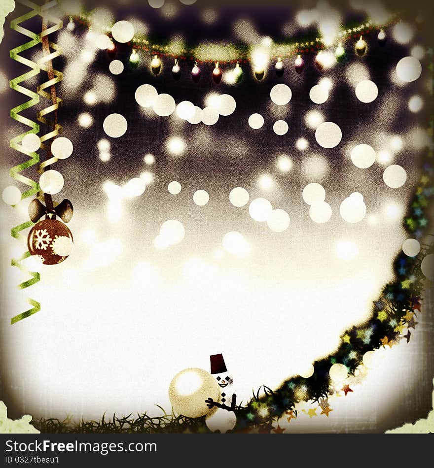 Christmas vintage background