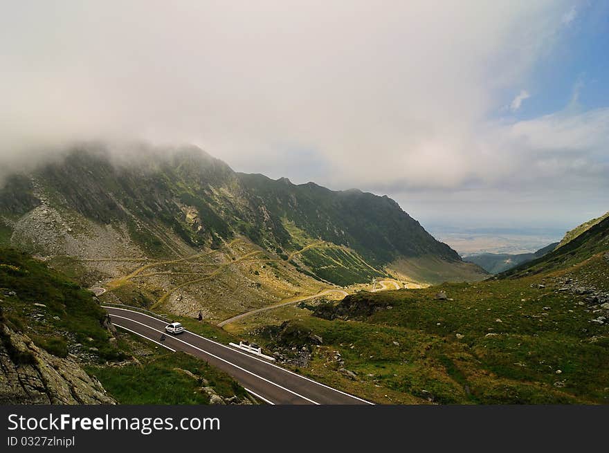 Road in the Mountains - Transfagarasan