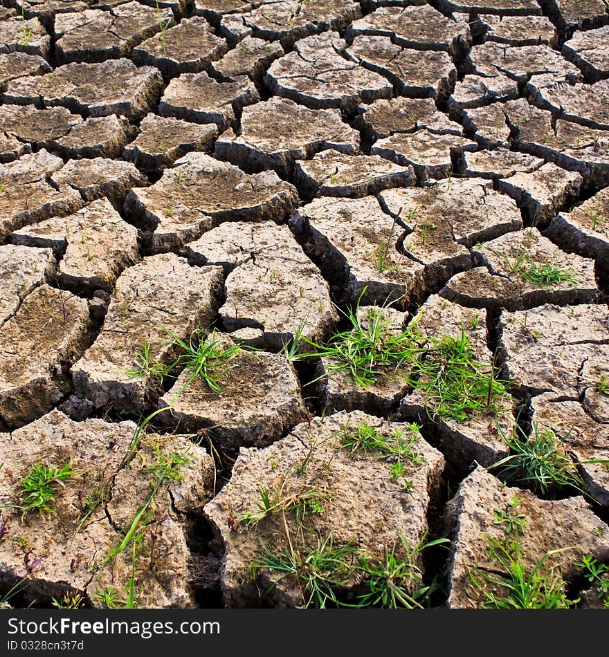 Global warming concept of cracked ground,be arid. Global warming concept of cracked ground,be arid