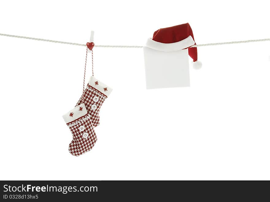 Christmas clothesline