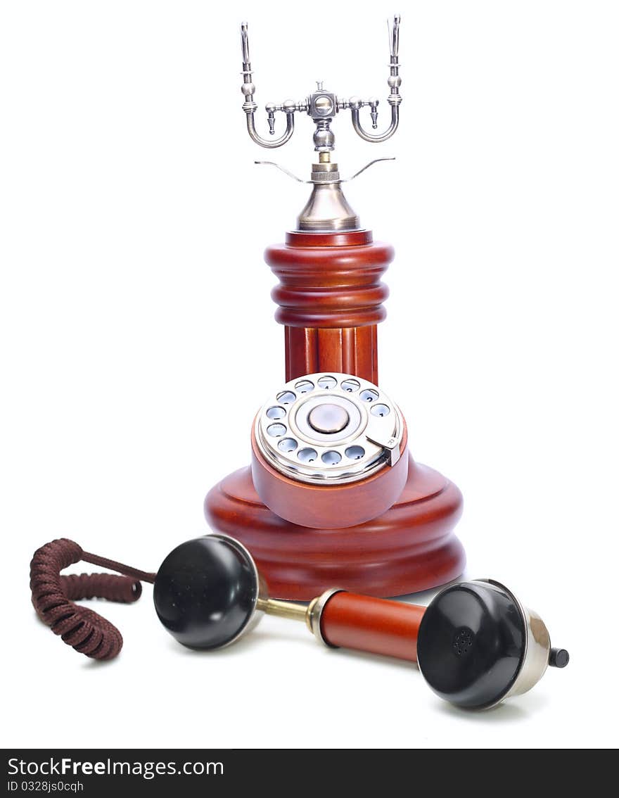 Old fashioned rotary dial phone