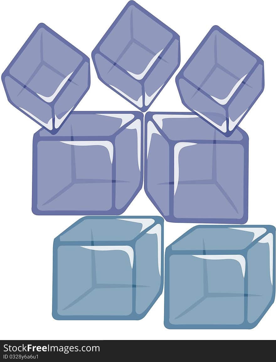 Blue cube