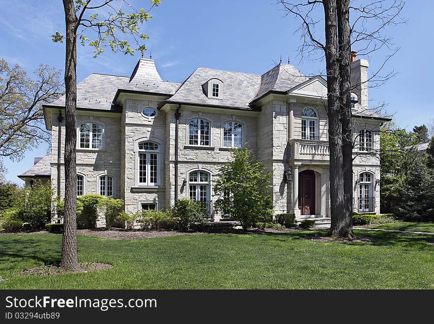 Luxury Home With Front Balcony