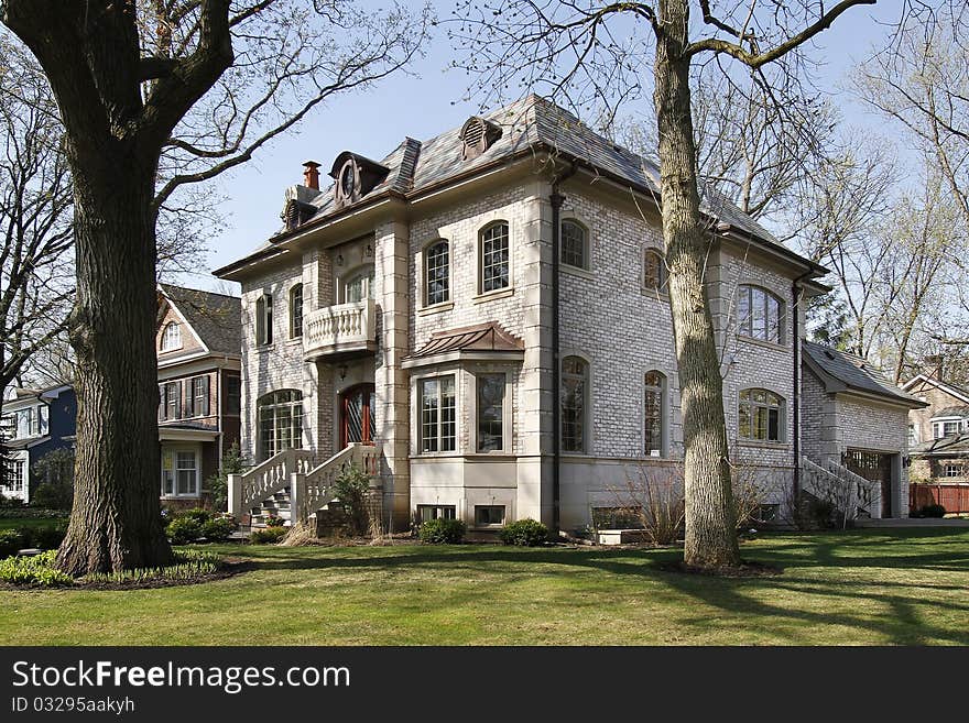 Large Home With Front Balcony