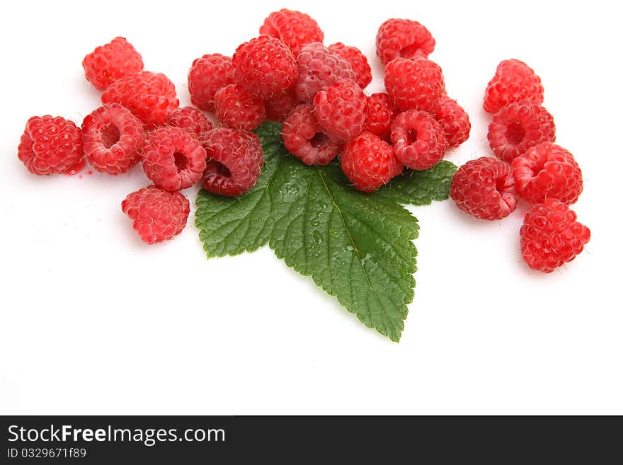 Ripe raspberry