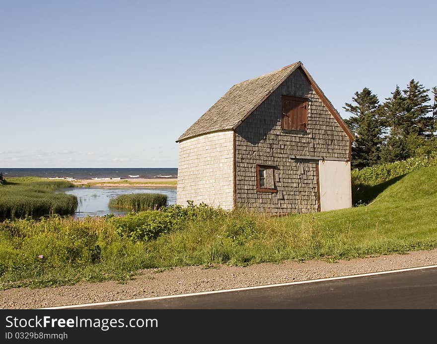 Barn By The Ocean