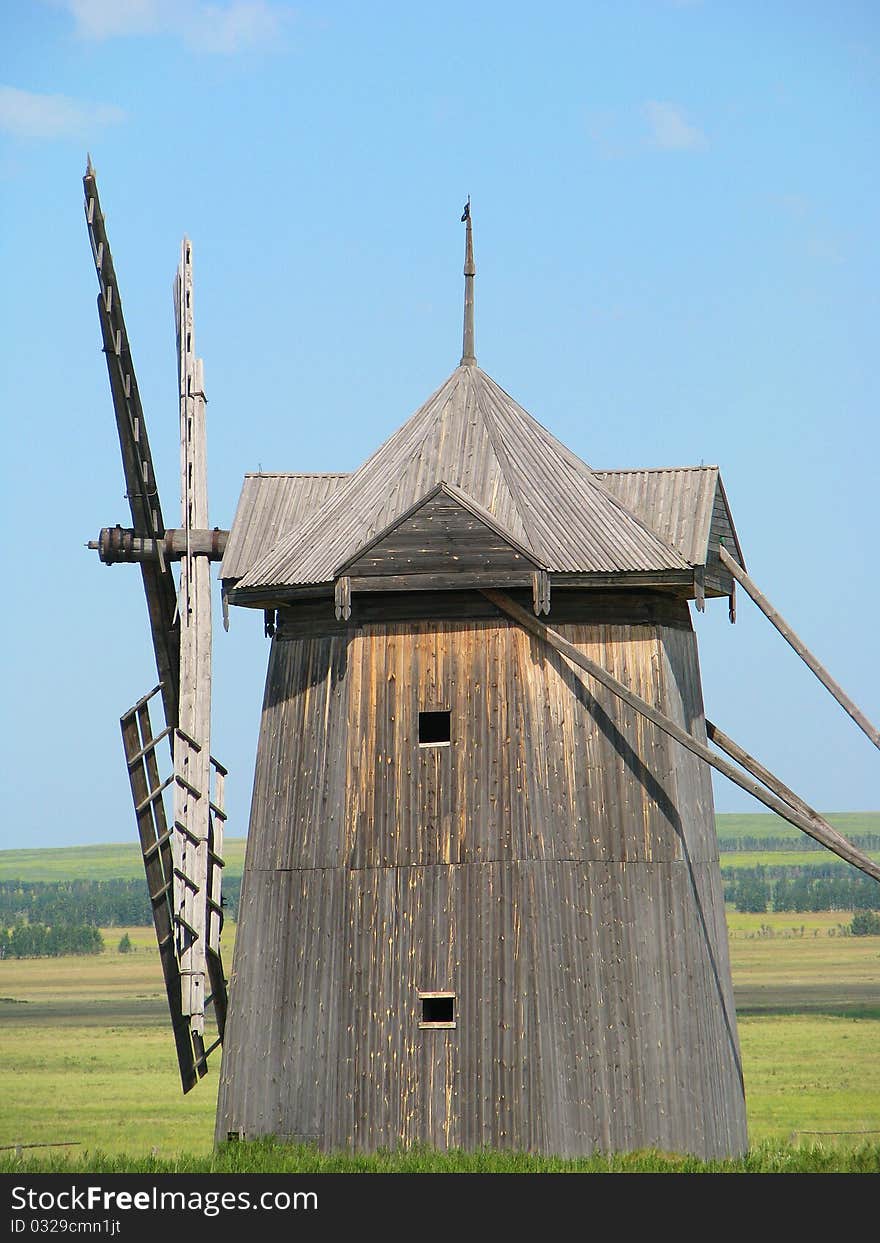 Mill summer windmill skies old