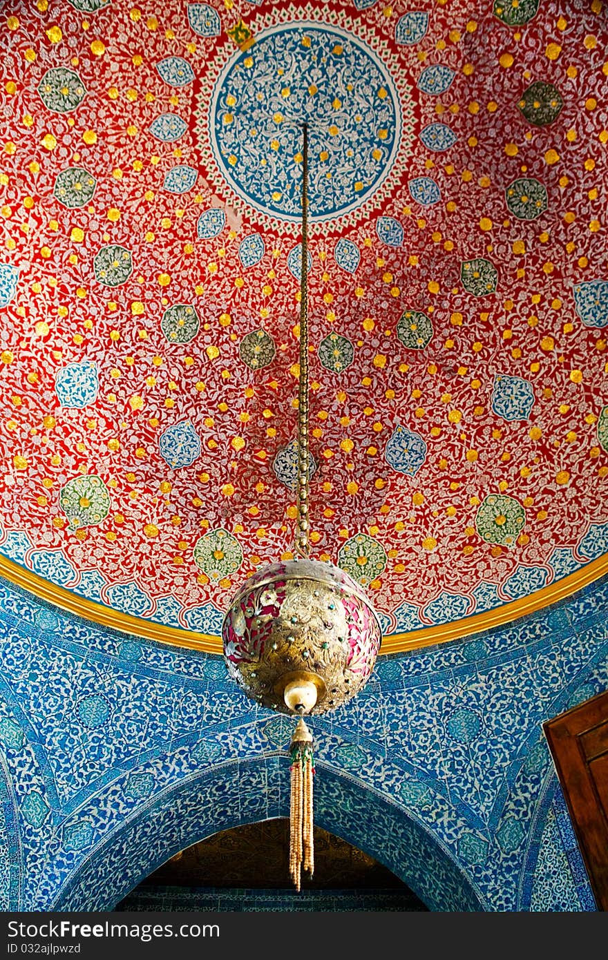 Ceiling in Asian house