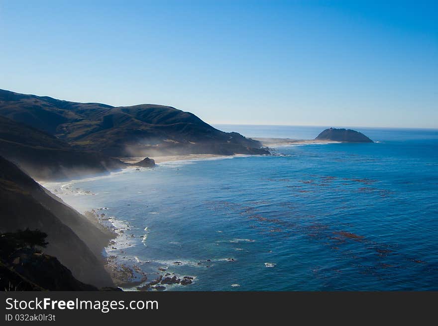 Ocean shoreline