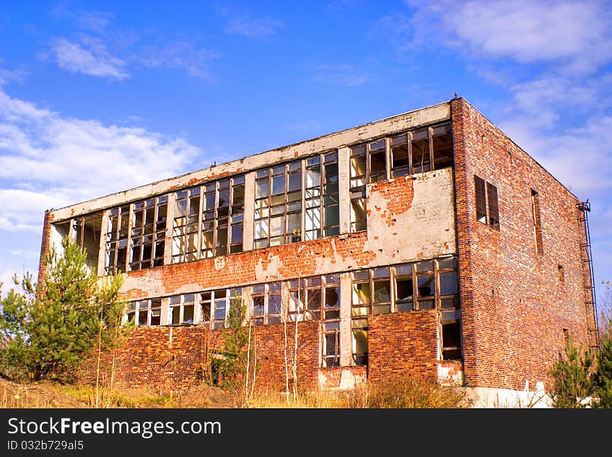 Ruins of a very heavily polluted industrial factory, the place was known as one of the most polluted towns in Europe.