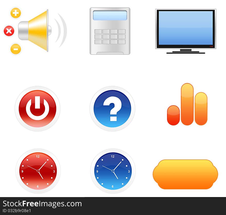 Icon Set For Web Site