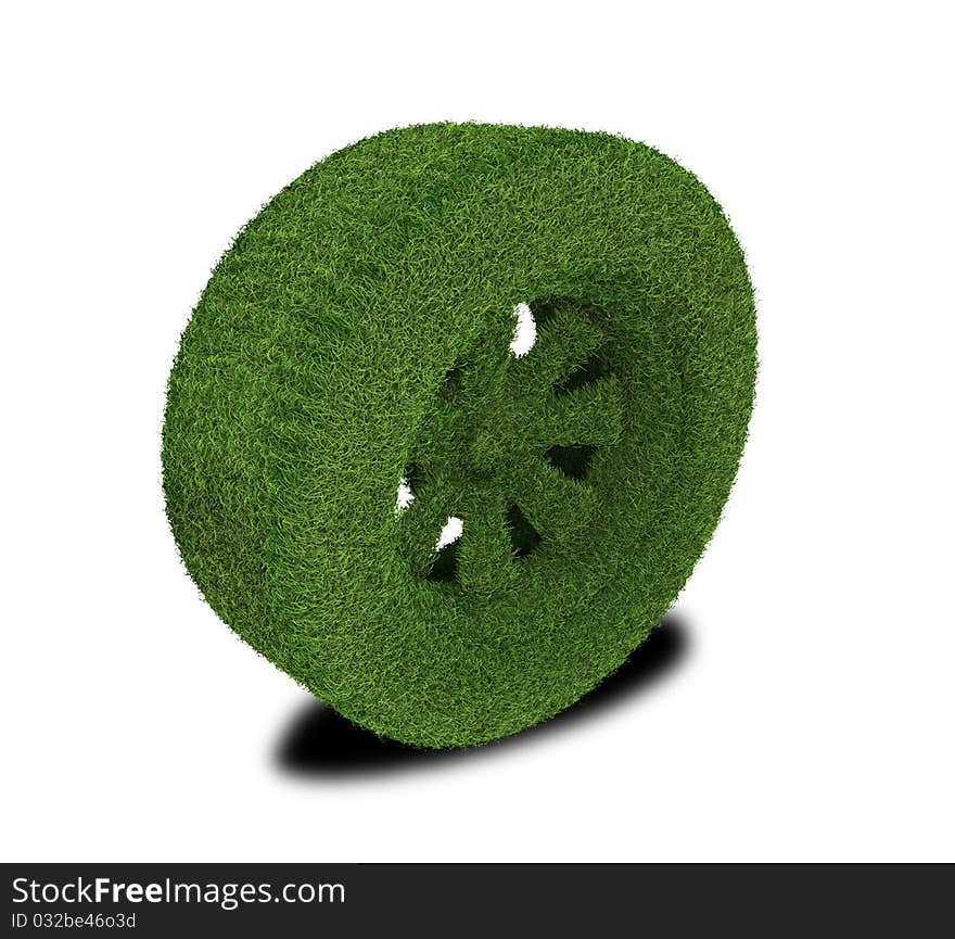 Green ecological car tyre