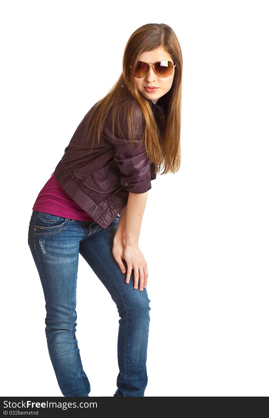 Young girl with sunglasses