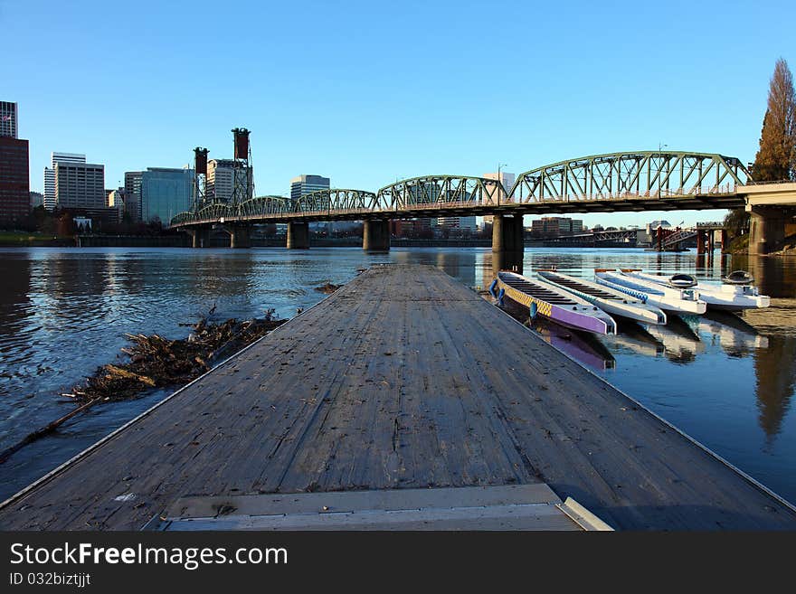 Platform and Dragon boats.