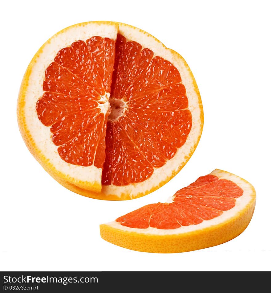 Grapefruit with slice