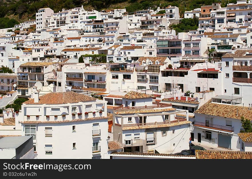 Mediterranean City. Mijas. Spain.