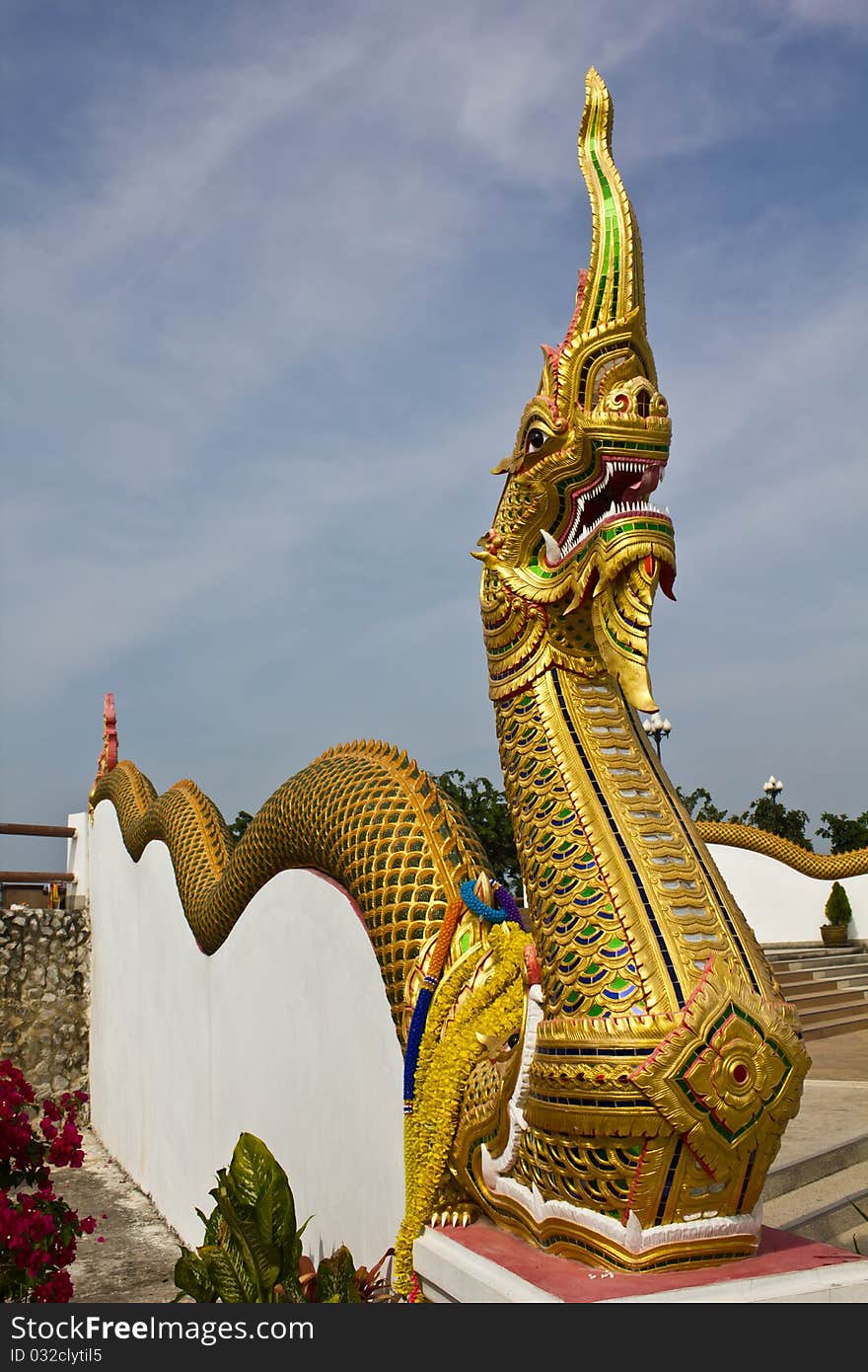 Buddhist mythical figure of Naga