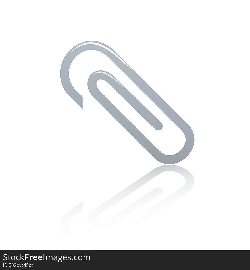 Vector clip on a white background