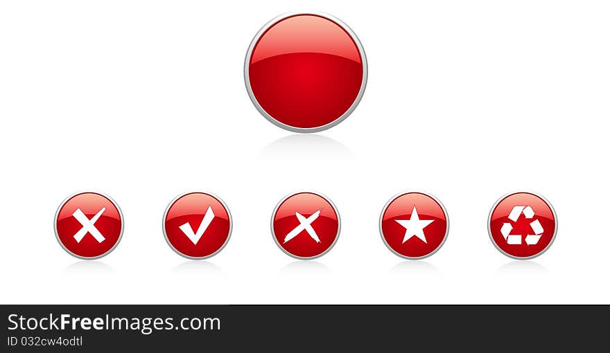 Set red buttons