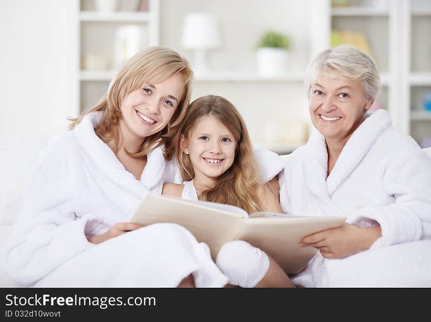 Attractive family home with a book. Attractive family home with a book