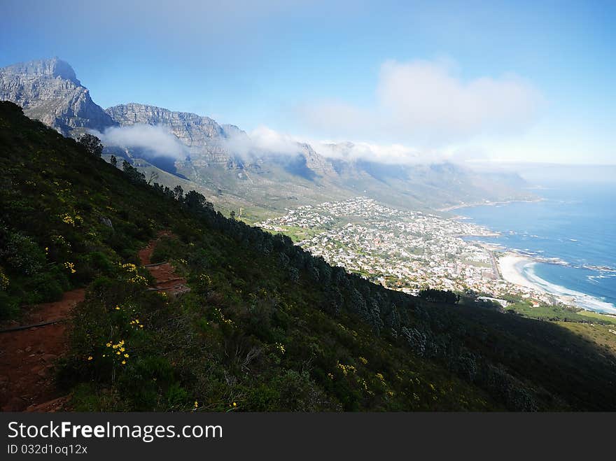 The twelve Apostles off Table Mountain