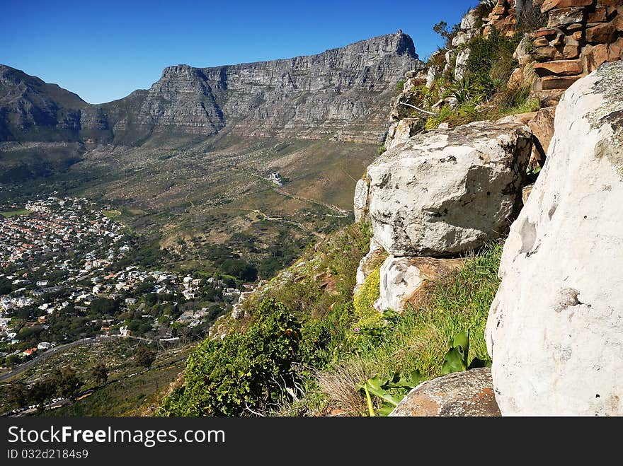 Table Mountain from Lions Head