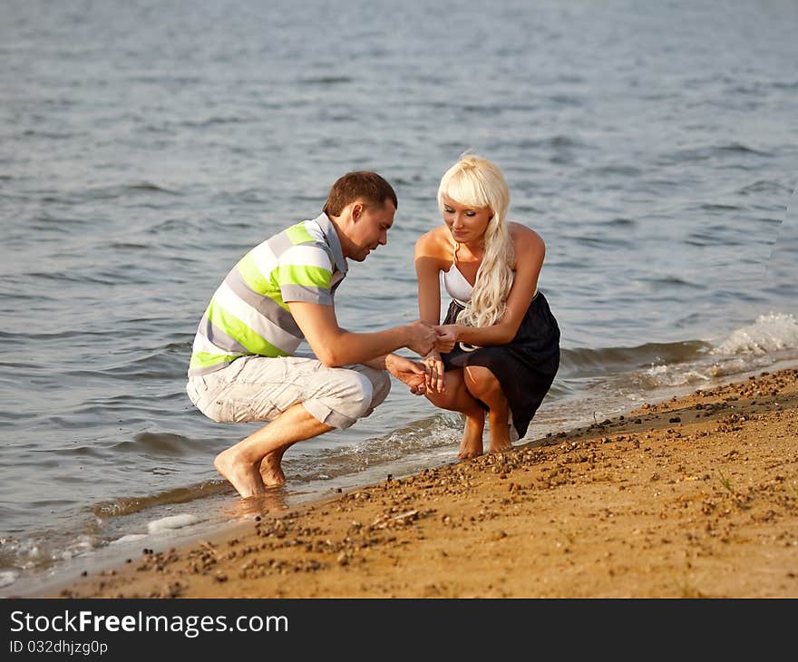 Portrait of love couple