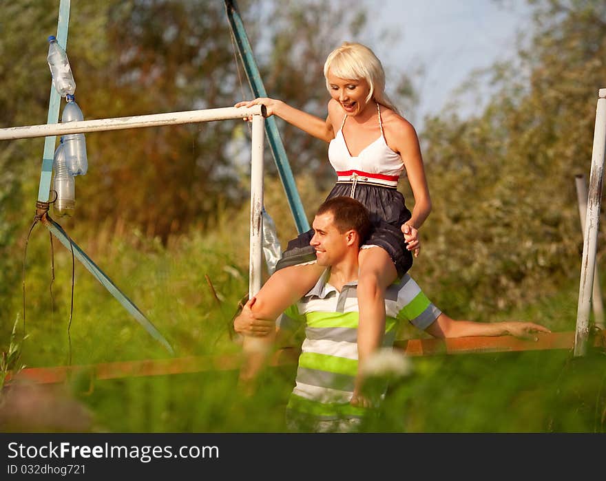 Portrait of love couple