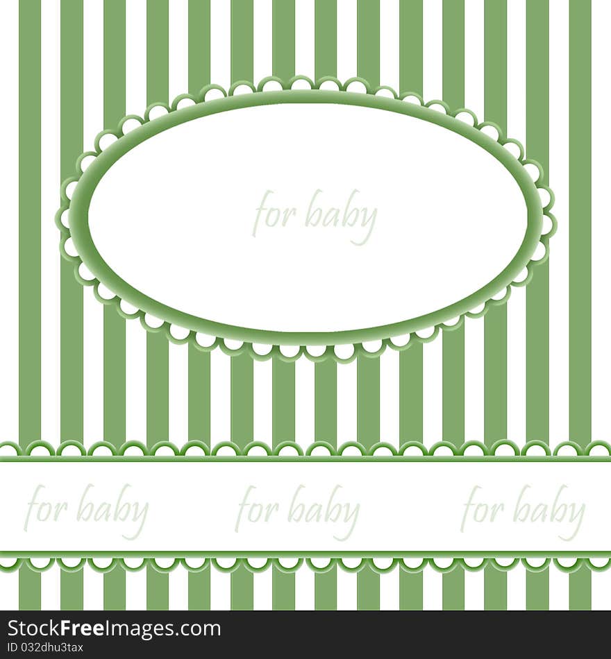 Babies Background With Frame