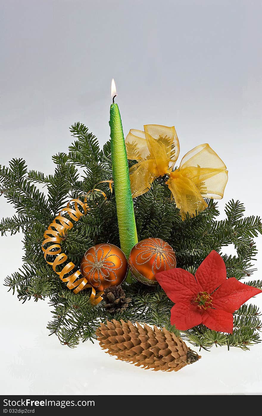 Decorative festive floral table decoration