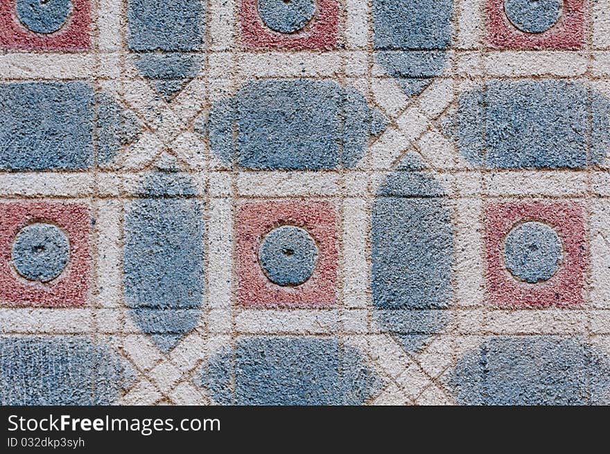 Wall within the grounds of Malaga cathedral Spain. Wall within the grounds of Malaga cathedral Spain