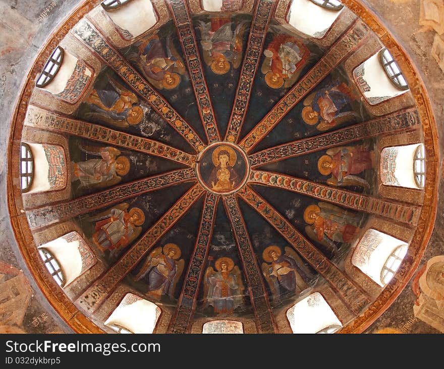 Chora church in Istanbul, Turkey