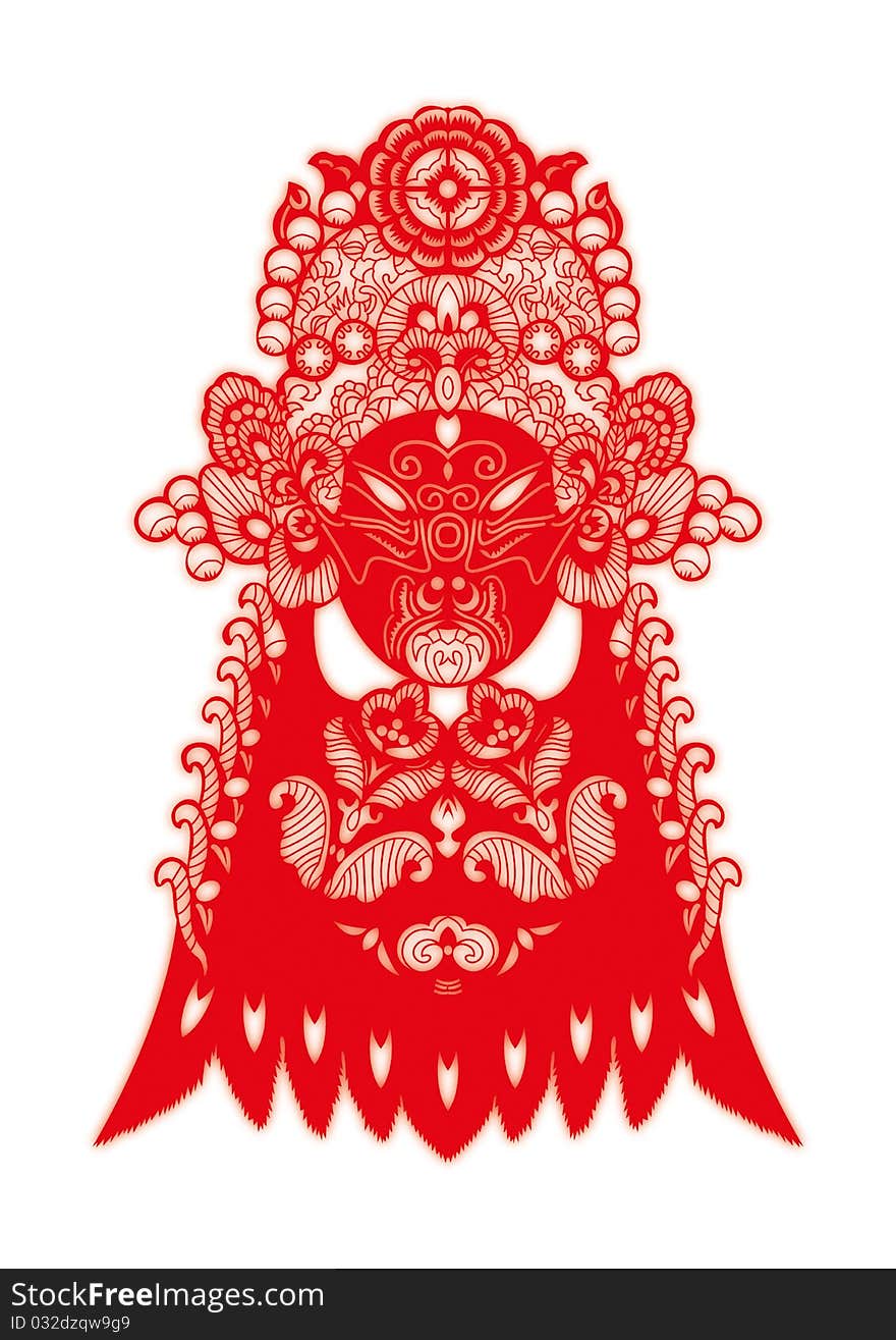 An illustration of a Chinese opera character. An illustration of a Chinese opera character.