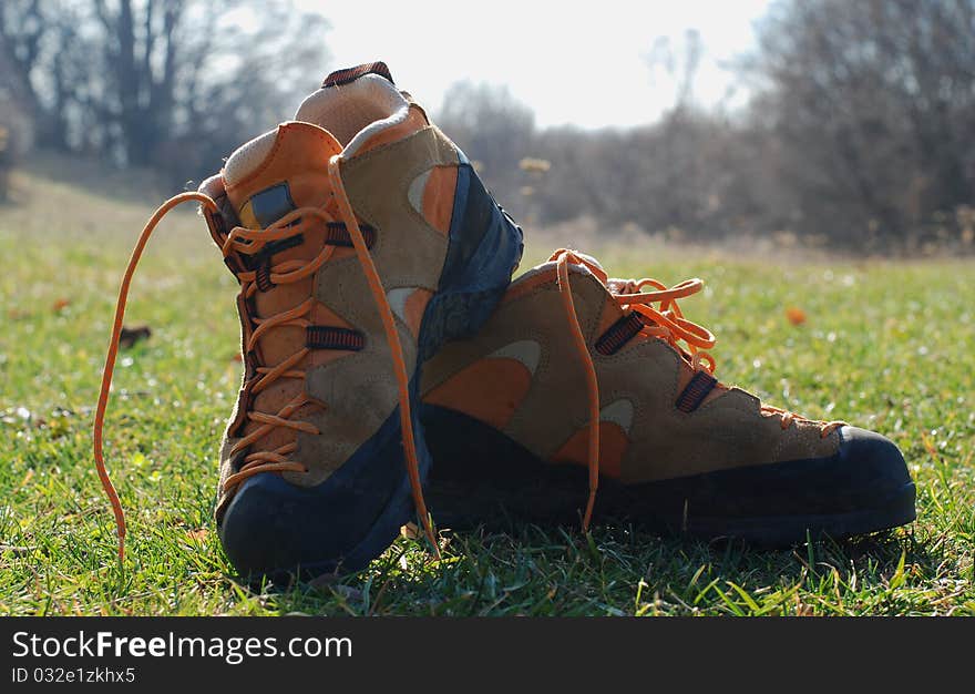 Climbing shoes