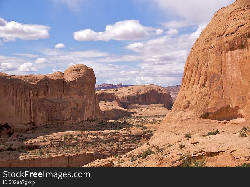 Entrada sandstone, Corona Arch Trail, Moab, just outside Arches National Park