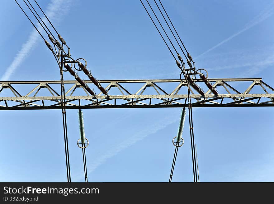 Electrical power station with sky